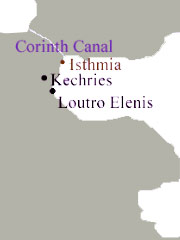 Kegchrees port Corinth